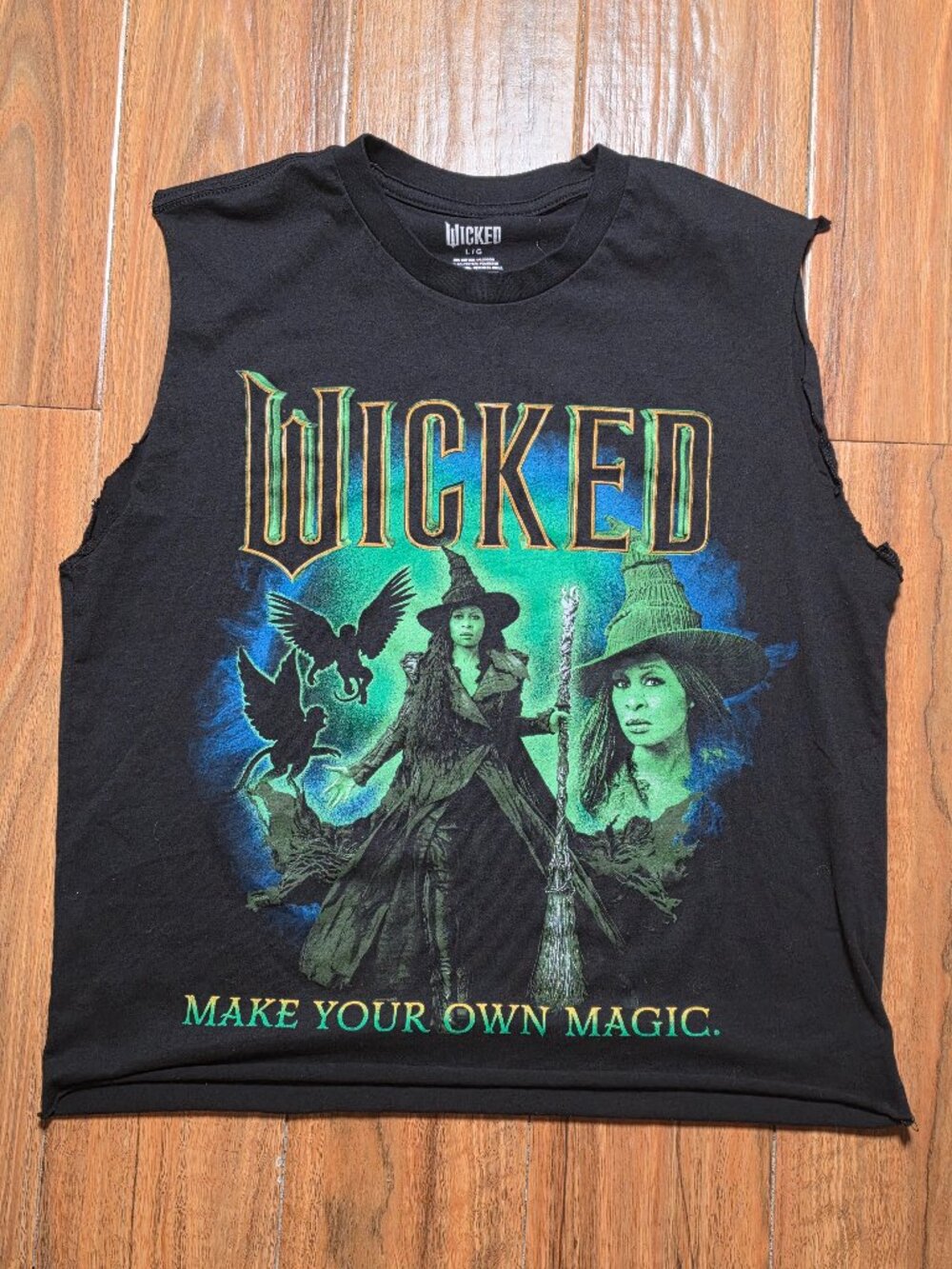 Wicked Movie Cynthia Erivo Elphaba graphic sleeveless tank muscle tee
